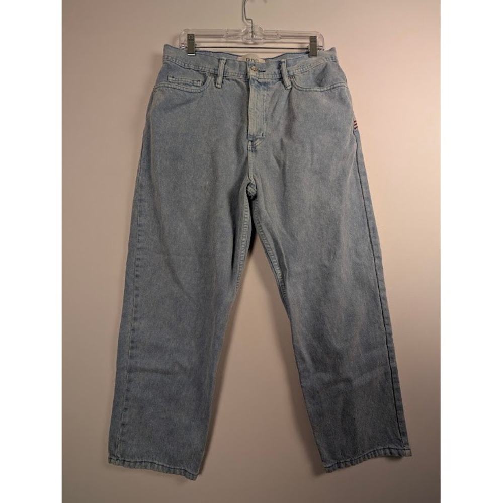 BDG Bow Fit Jeans Mens 32x30 (Fits 33x25.5) Baggy Taper Y2K Style Light Wash